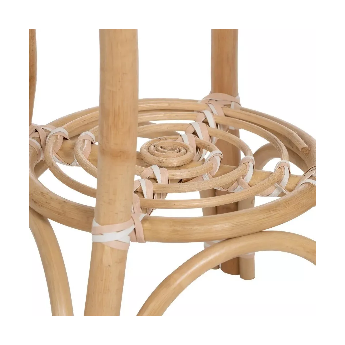 Table Bistrot Rotin Olivia Beige 50cm