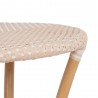 Table Bistrot Rotin Olivia Beige 50cm