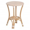 Table Bistrot Rotin Olivia Beige 50cm