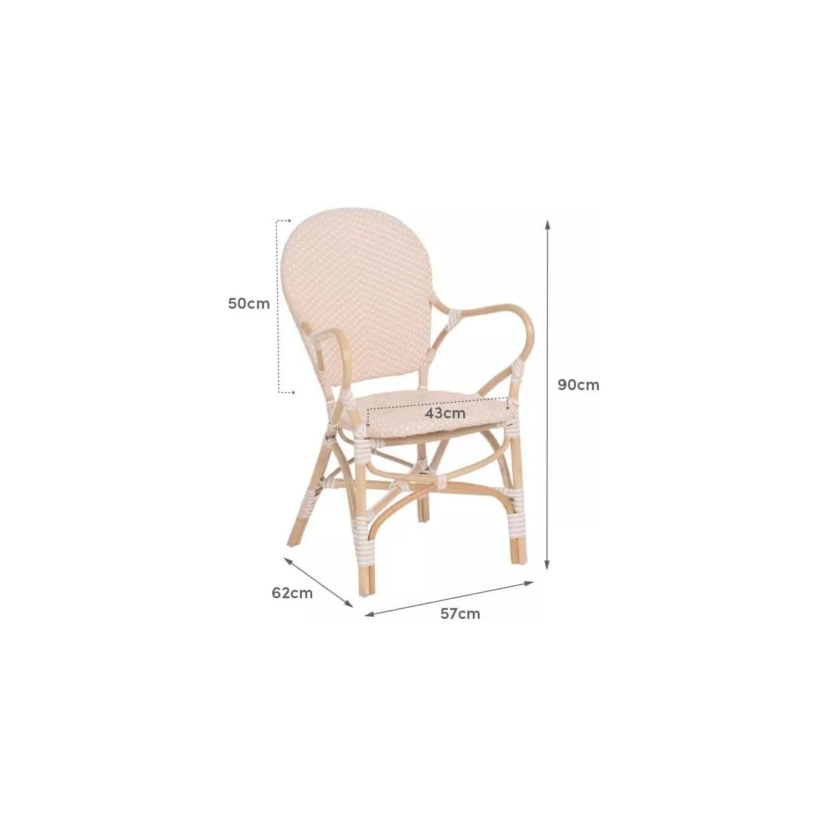 Bridge Rotin Olivia Beige