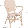 Bridge Rotin Olivia Beige