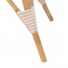 Table Bistrot Rotin Olivia Beige 81cm