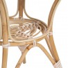 Table Bistrot Rotin Olivia Beige 81cm