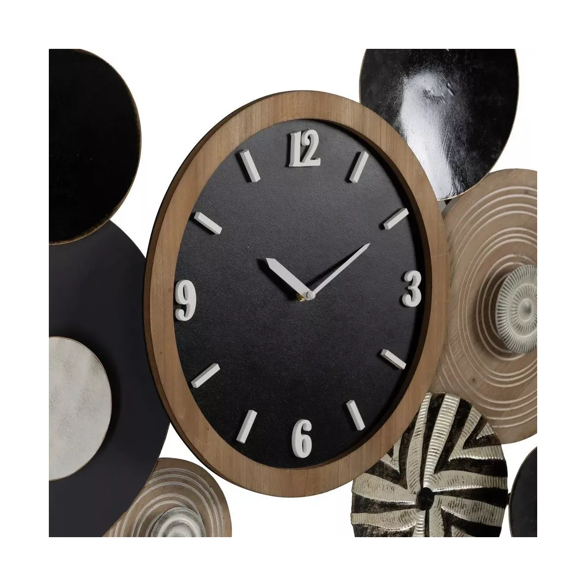 Horloge Murale 10 cercles 129x64