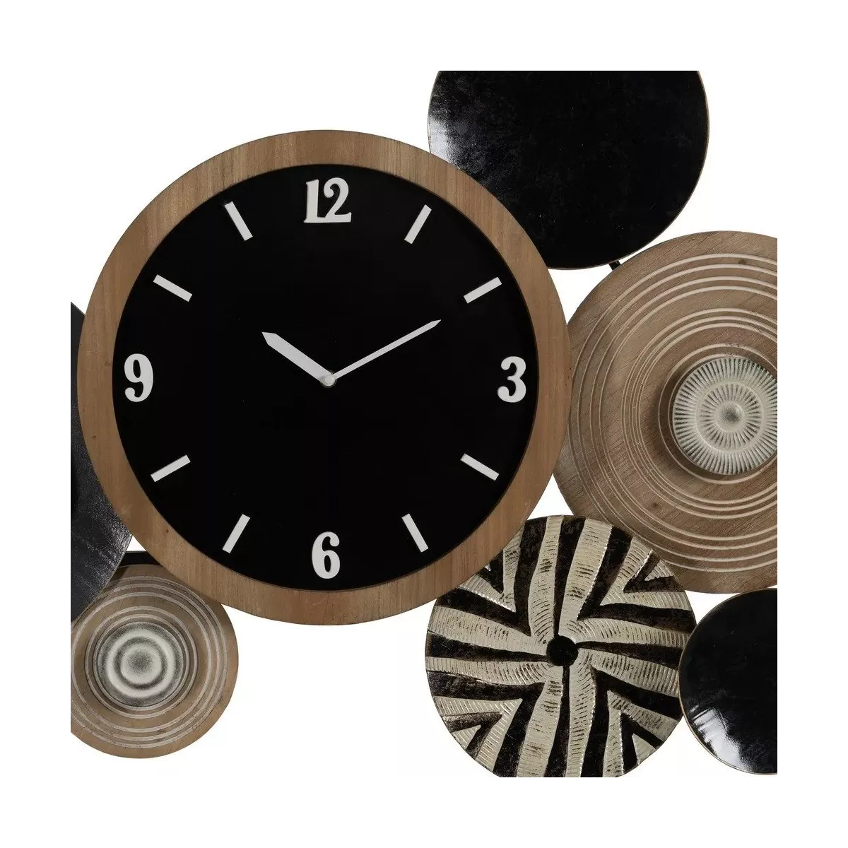 Horloge Murale 10 cercles 129x64