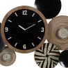 Horloge Murale 10 cercles 129x64