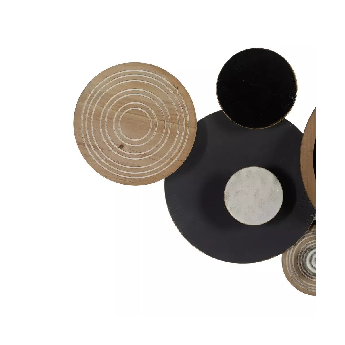 Horloge Murale 10 cercles 129x64
