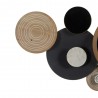 Horloge Murale 10 cercles 129x64
