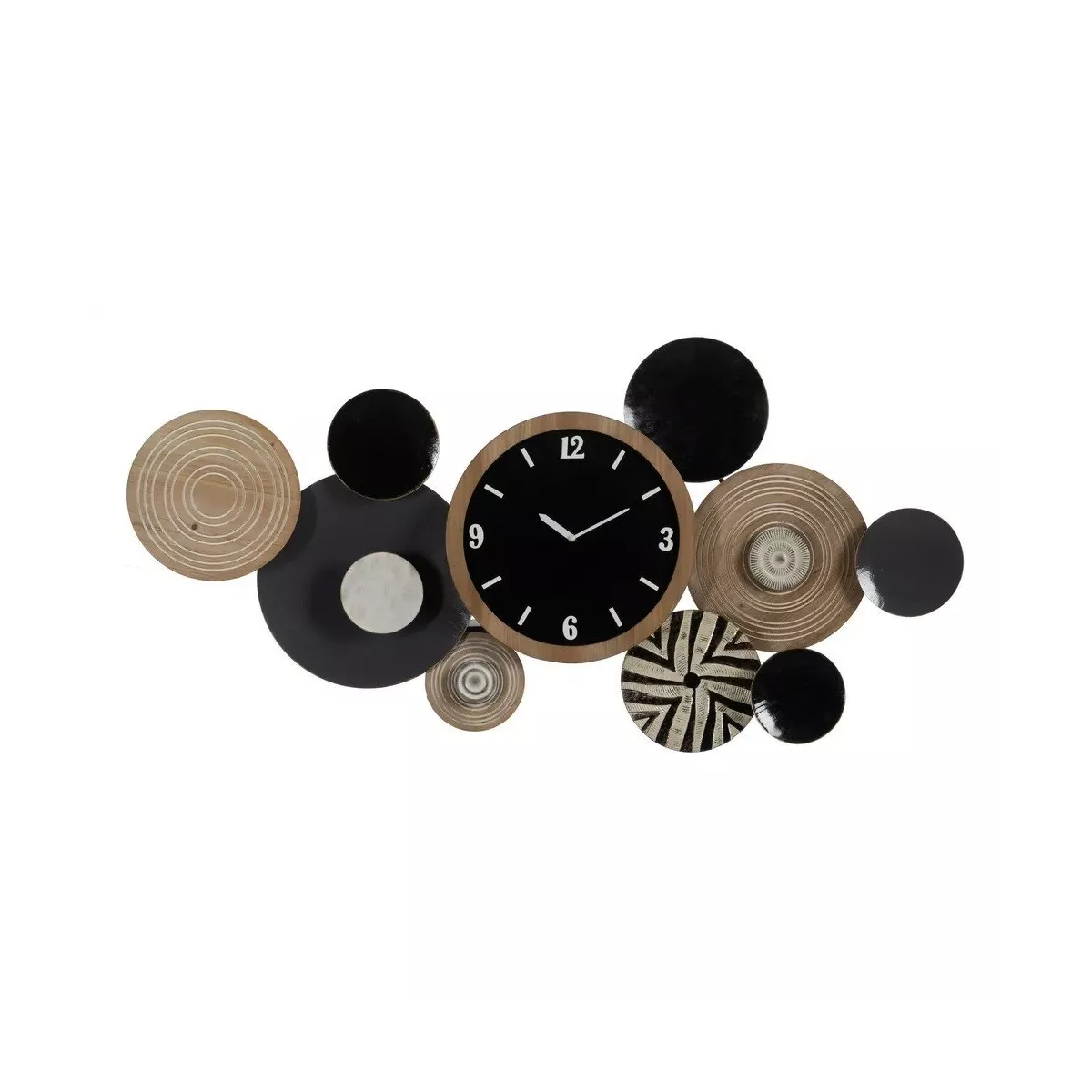 Horloge Murale 10 cercles 129x64