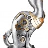 Chat sur Socle Steampunk