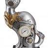 Chat sur Socle Steampunk