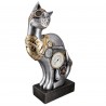 Chat sur Socle Steampunk