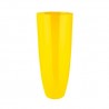 Vase Résine Konus Jaune h.75