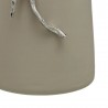 Figurine Flacon en Aluminium et Métal Ginko Argent H.584cm