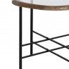 Table Basse Goutte Bois et Métal