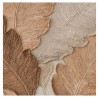 Tableau Feuilles de Palmier Relief 80x80 cm