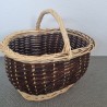 Panier Béatrice Osier bicolore 45x36