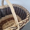 Panier Béatrice Osier bicolore 45x36