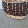 Panier Béatrice Osier bicolore 45x36