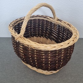 Panier Béatrice Osier bicolore 45x36