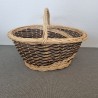 Panier Emilie Osier bicolore 55x43