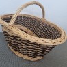 Panier Emilie Osier bicolore 55x43