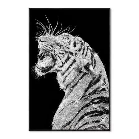 Tableau Tigre Strass 80x120