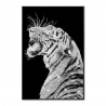 Tableau Tigre Strass 80x120