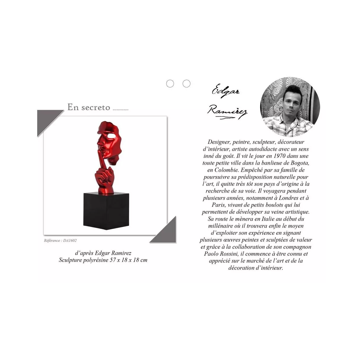 Statue Secreto Rouge