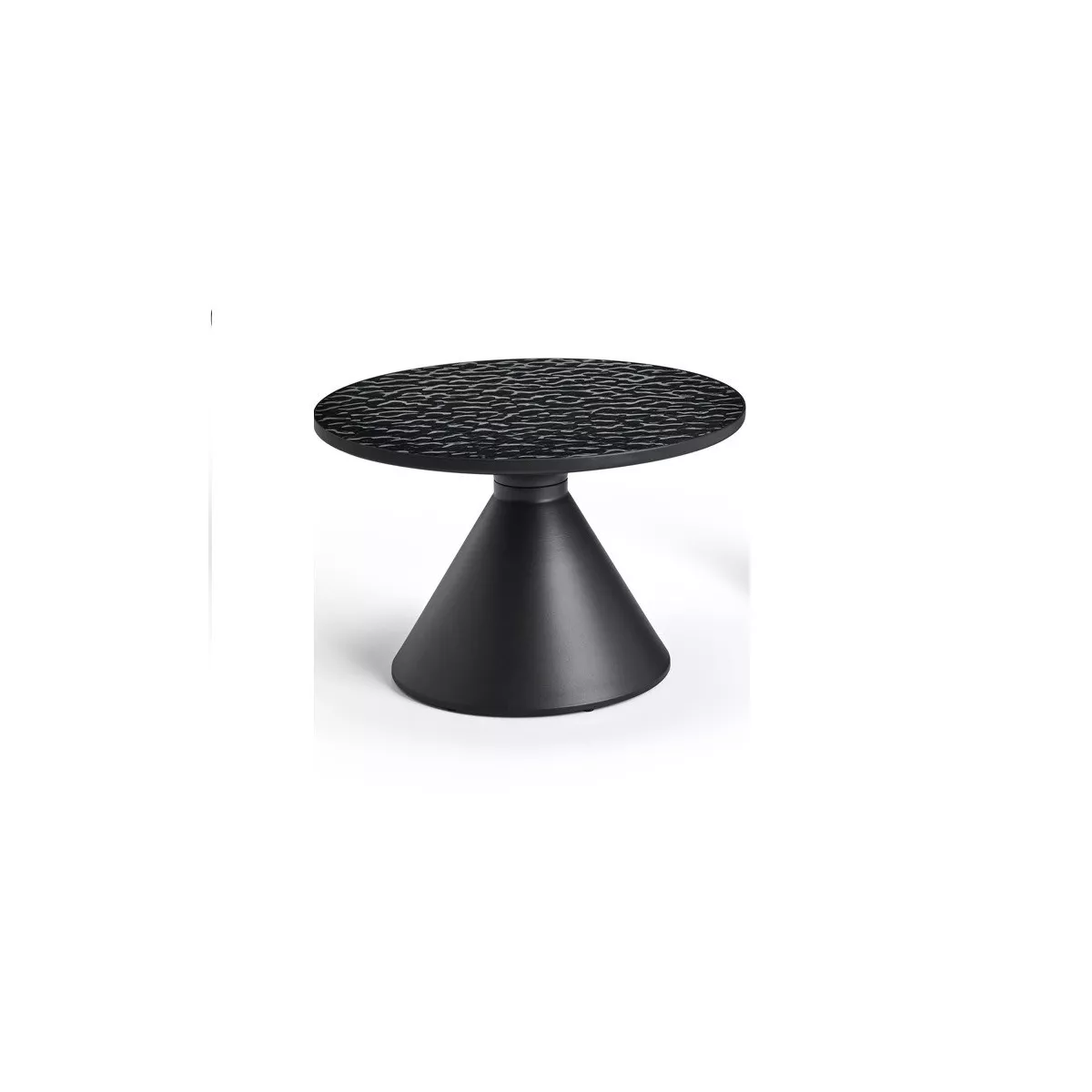 Tables Basse Cyprée 64x64 plateaux en verre matelé