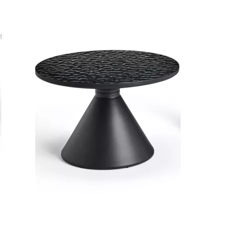 Tables Basse Cyprée 64x64 plateaux en verre matelé