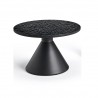Tables Basse Cyprée 64x64 plateaux en verre matelé