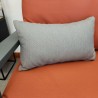 Coussin Riviera Outdoor Gris Foncé 50x30