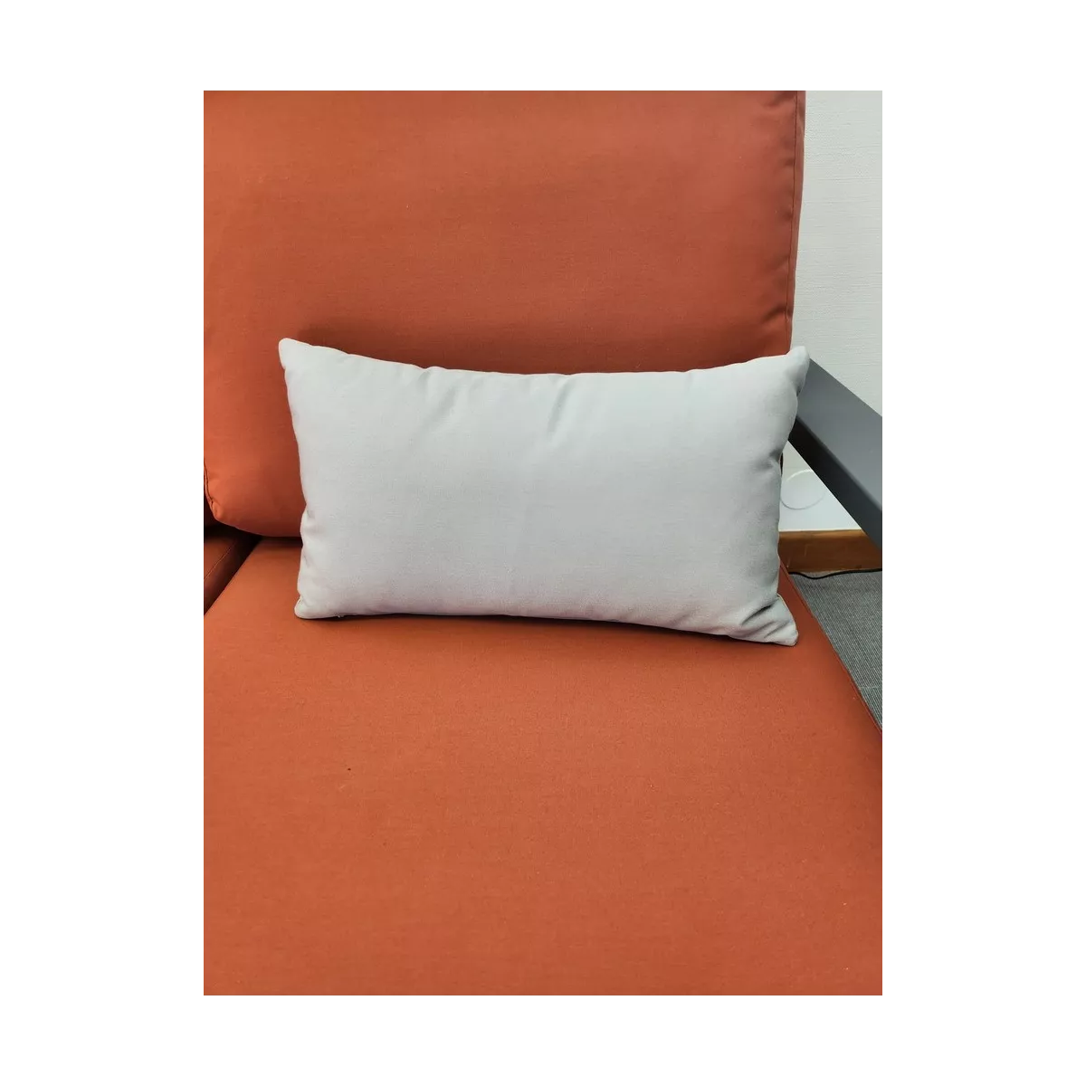 Coussin Riviera Outdoor Gris Perle 50x30