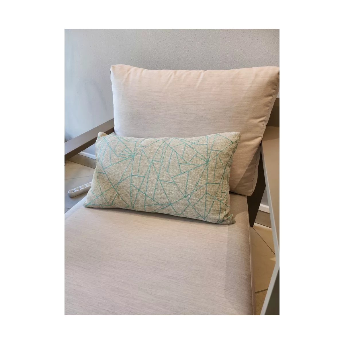 Coussin Riviera Outdoor Géométrique 50x30