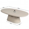 Table basse Jade Beige 120x70