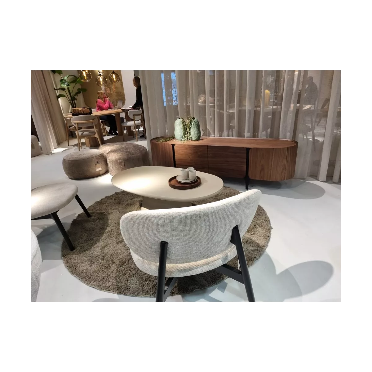 Table basse Jade Beige 55x55