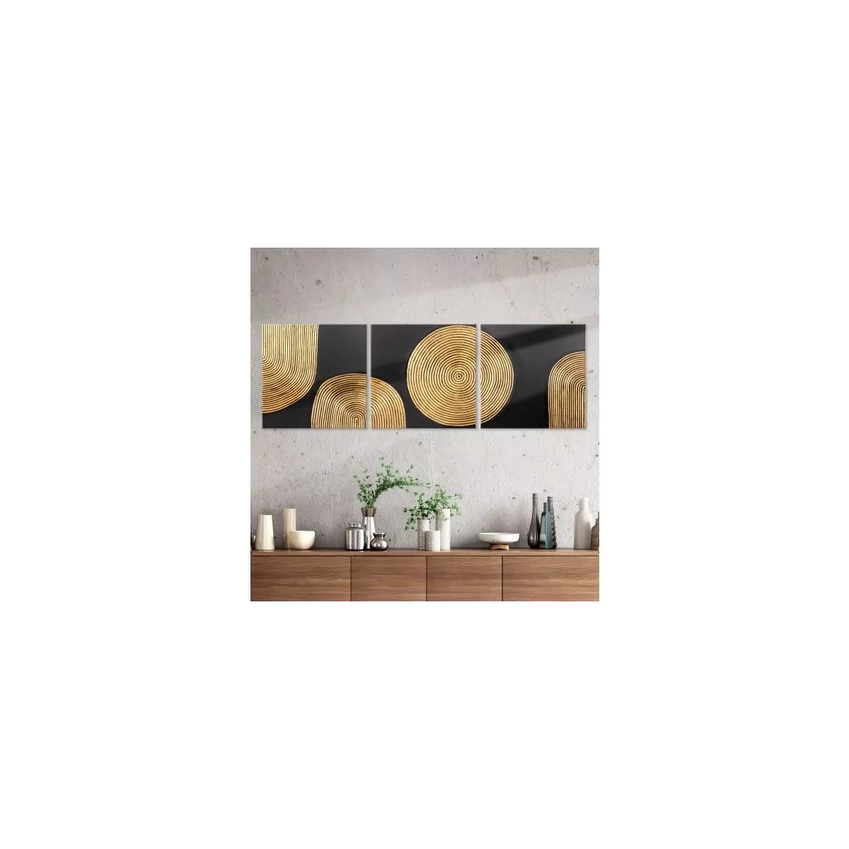 Déco Murale  Triptyque Bois 180x60
