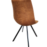 Chaise Happy Simili Cognac