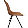 Chaise Happy Simili Cognac