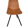 Chaise Happy Simili Cognac