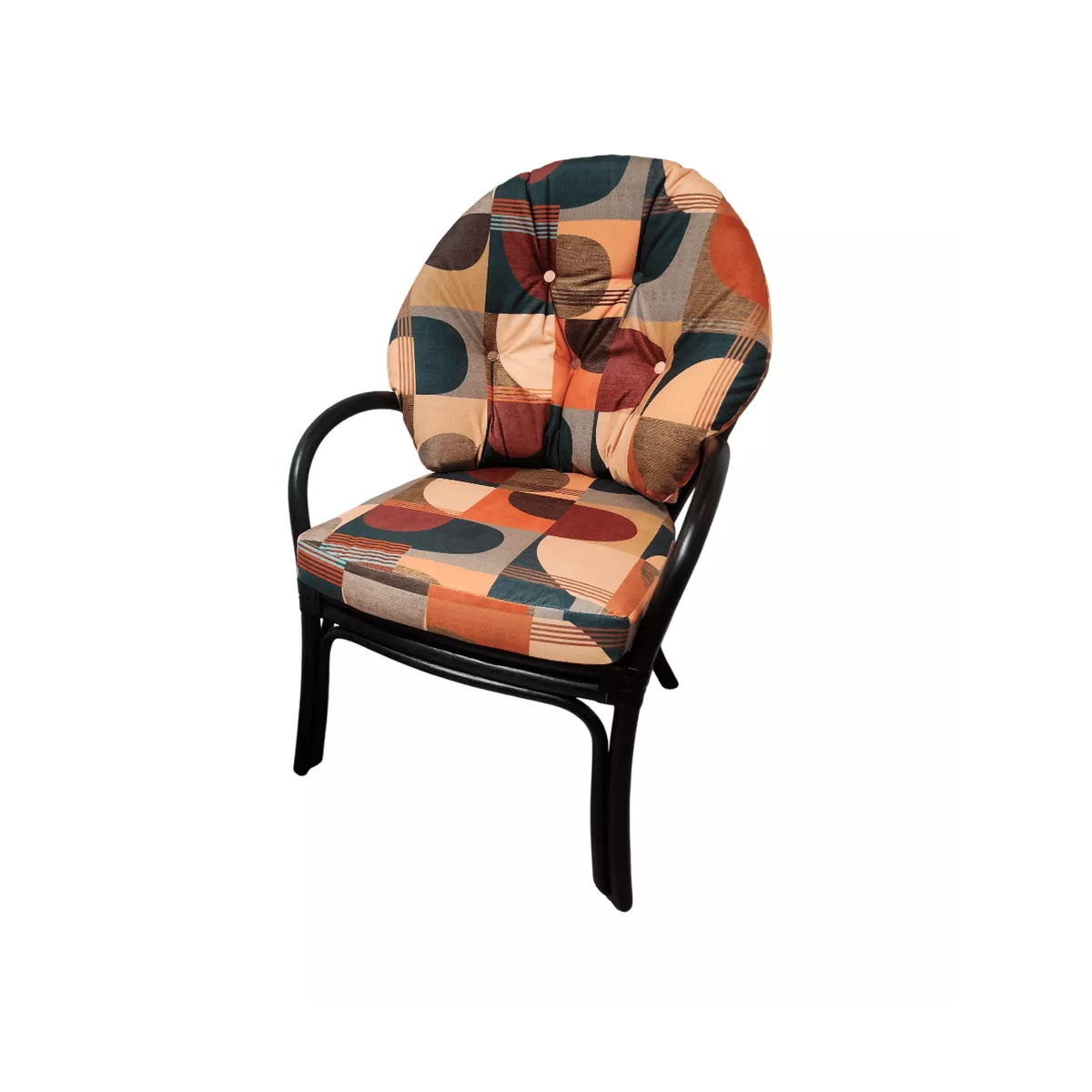 Fauteuil de Jeux Noir Tissus Magritte