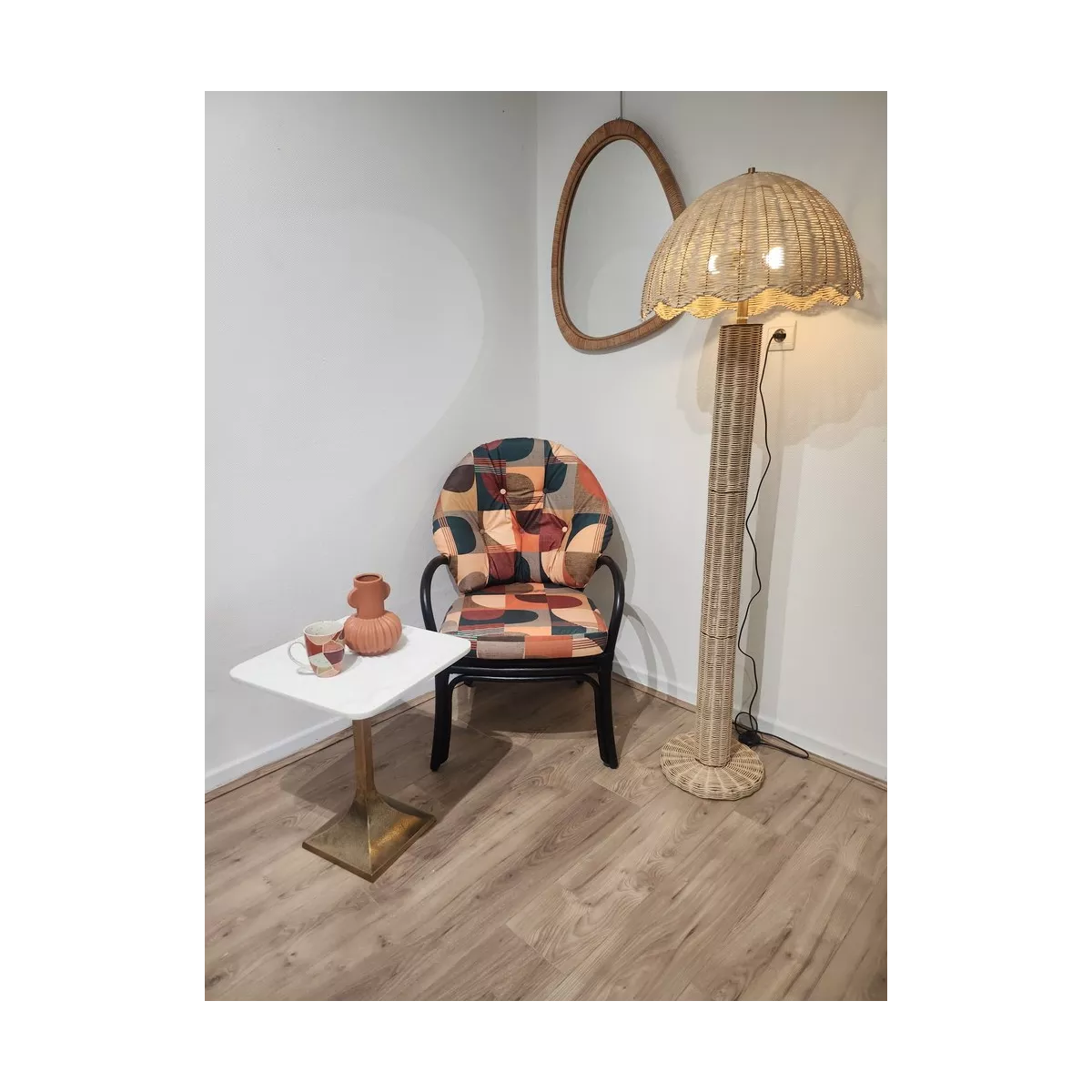 Fauteuil de Jeux Noir Tissus Magritte