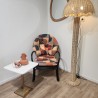Fauteuil de Jeux Noir Tissus Magritte