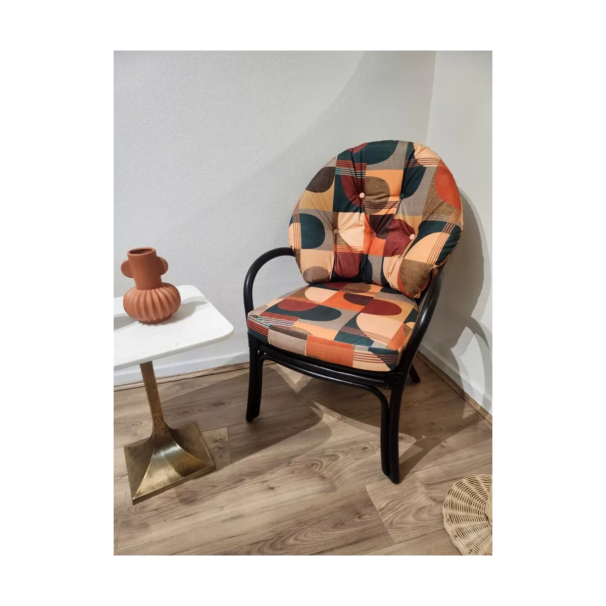 Fauteuil de Jeux Noir Tissus Magritte
