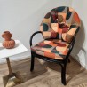 Fauteuil de Jeux Noir Tissus Magritte