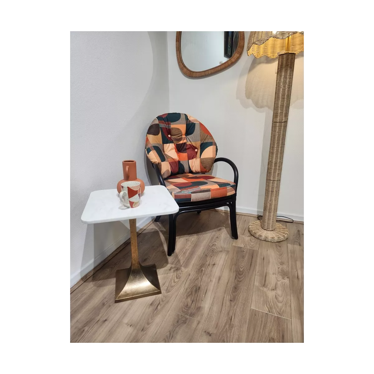 Fauteuil de Jeux Noir Tissus Magritte