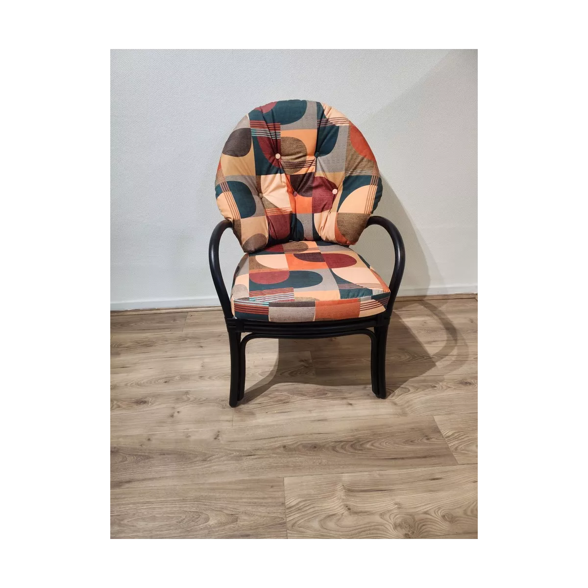 Fauteuil de Jeux Noir Tissus Magritte