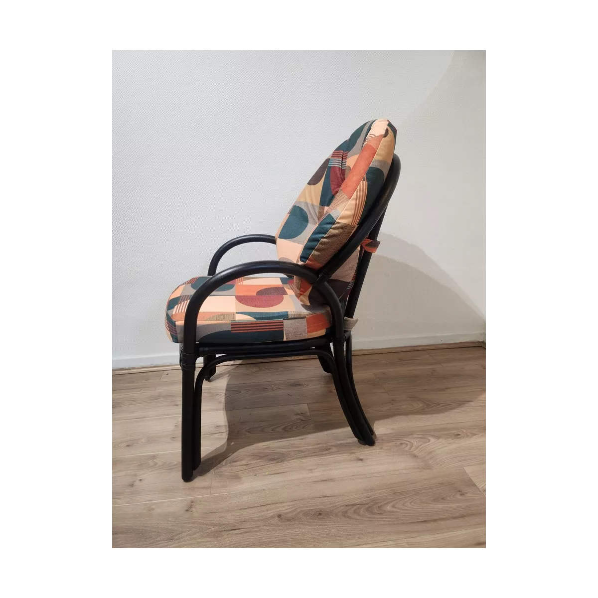 Fauteuil de Jeux Noir Tissus Magritte