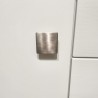 Meuble Naxos Blanc 84x37 : 2 Portes et 2 Tiroirs